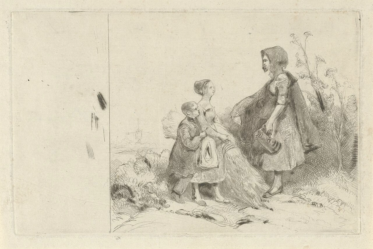 Wijnand Nuyen-15-Conversazione tra tre bambini - Rijksmuseum Amsterdam